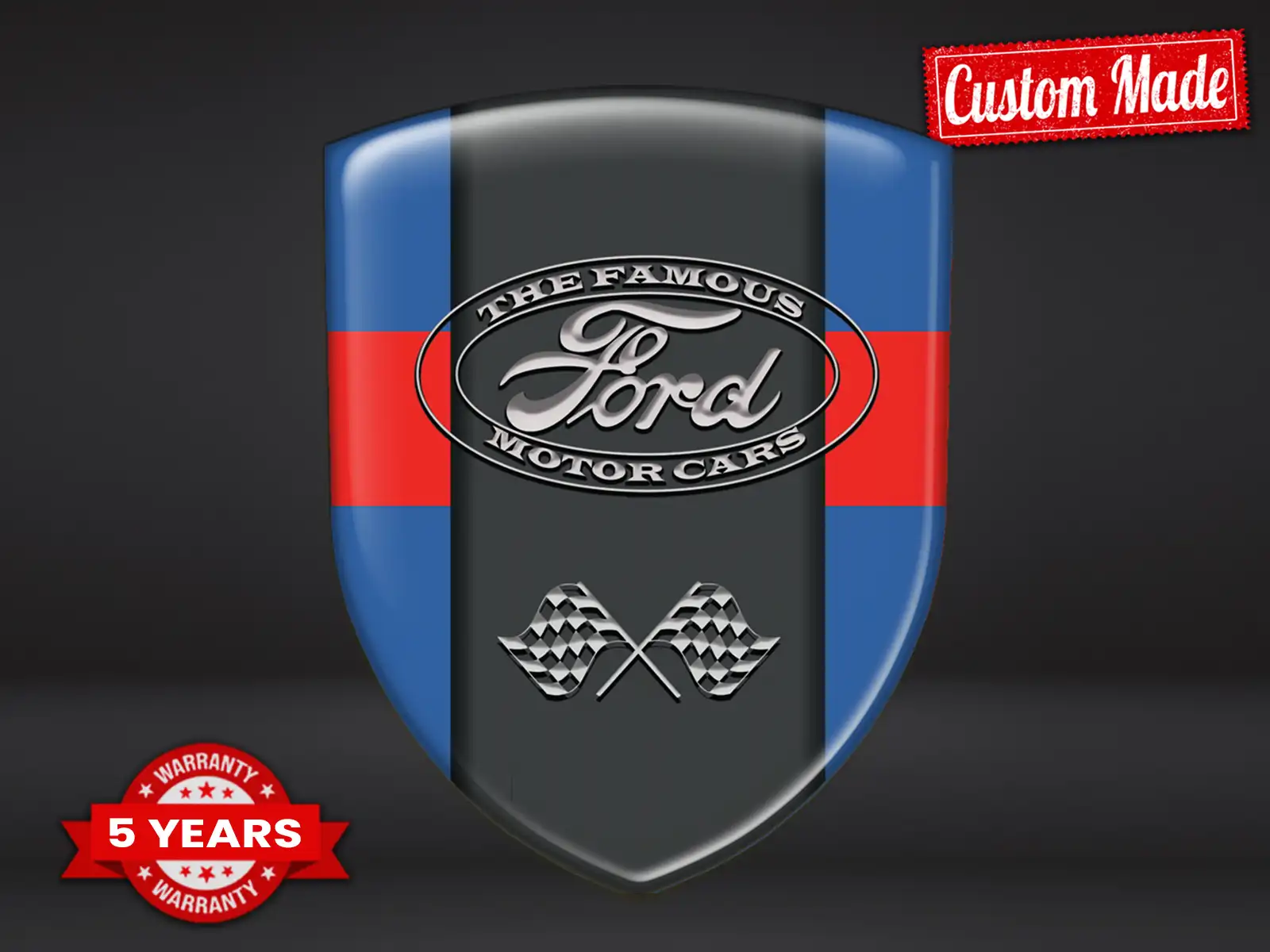 Ford Autoemblem Hochwertig Professionell Anpassbar